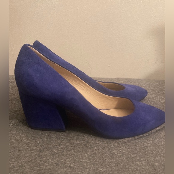 Botkier blue suede block heels - Picture 2 of 6